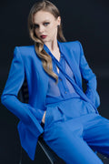 Long tie chiffon shirt