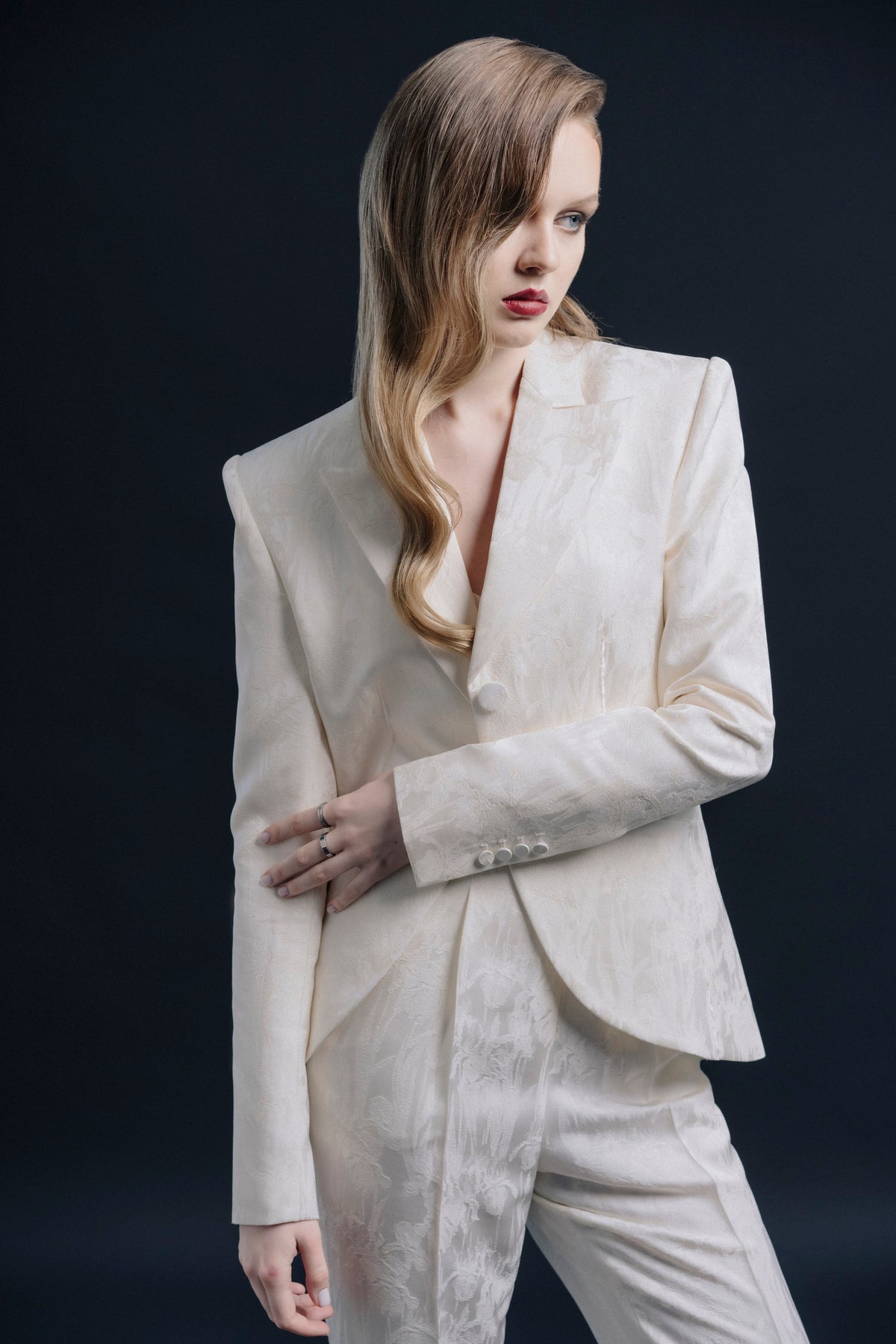 Bloom Notch Satin Jacket