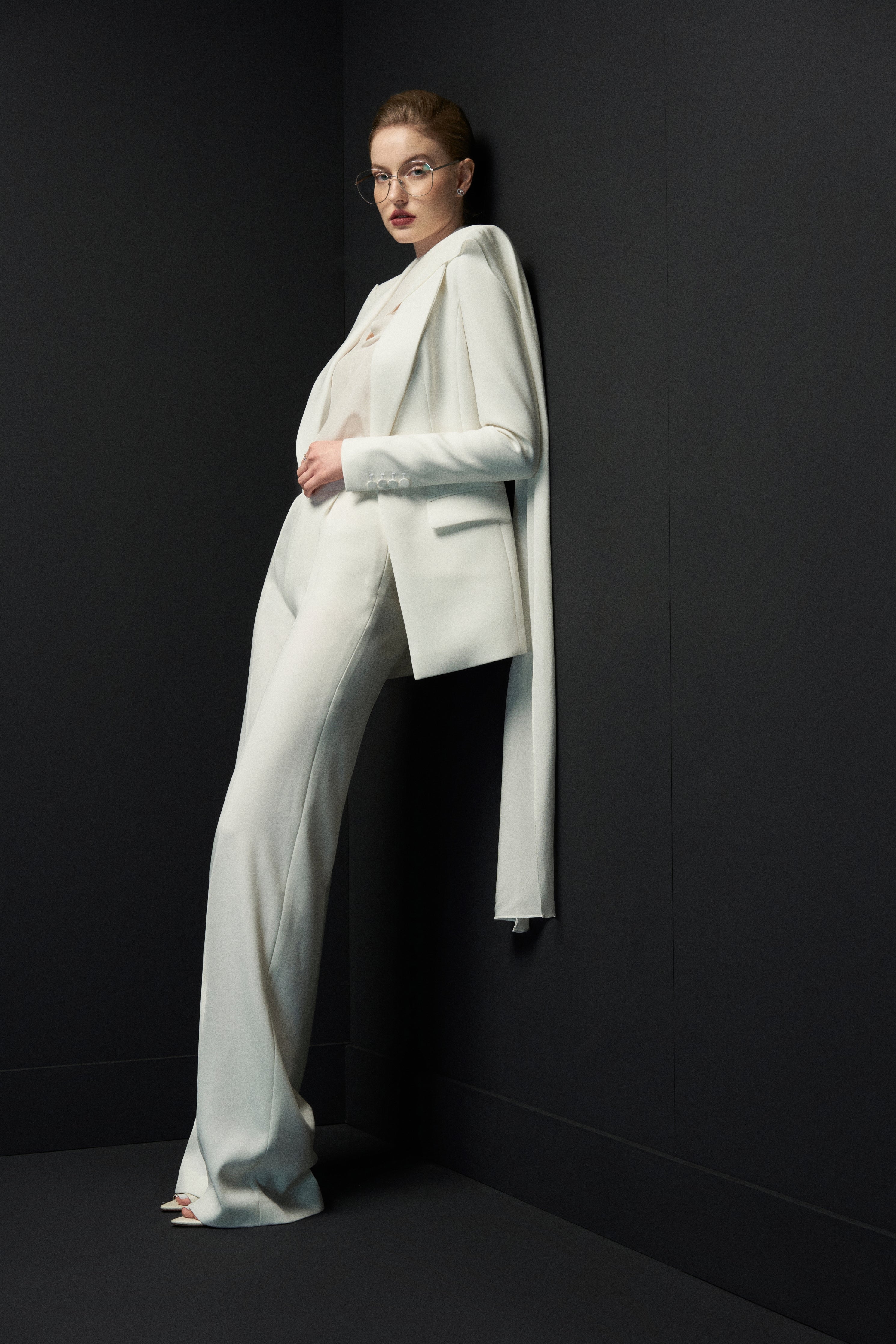 Satin Silk Elegance Blazer
