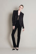 Straight cut tapered trousers