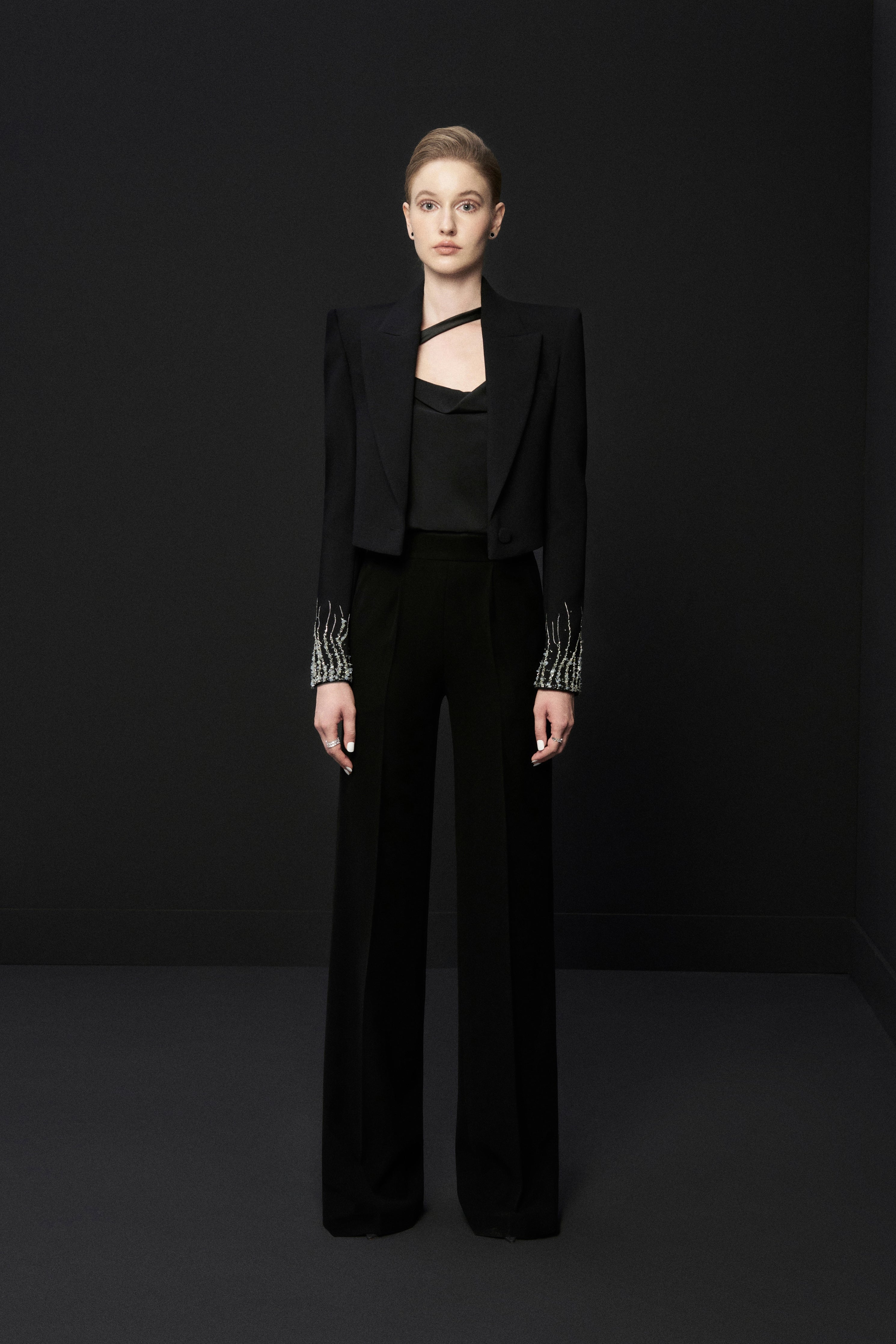 Glint Crop Blazer