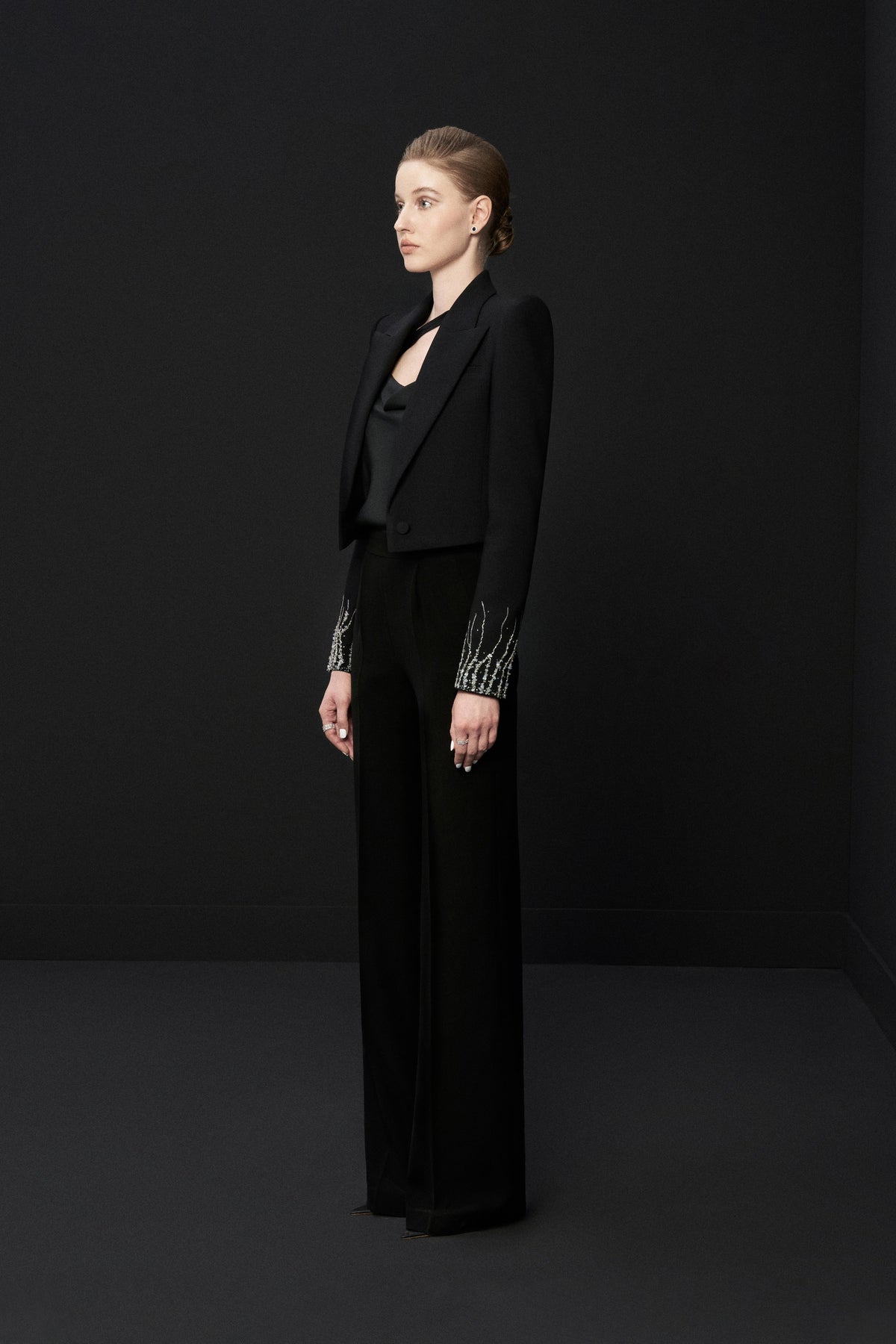 Glint Crop Blazer