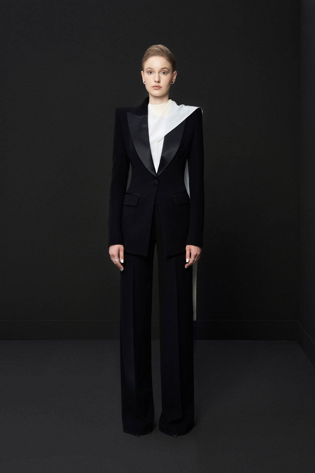 Crepe-suit-pants