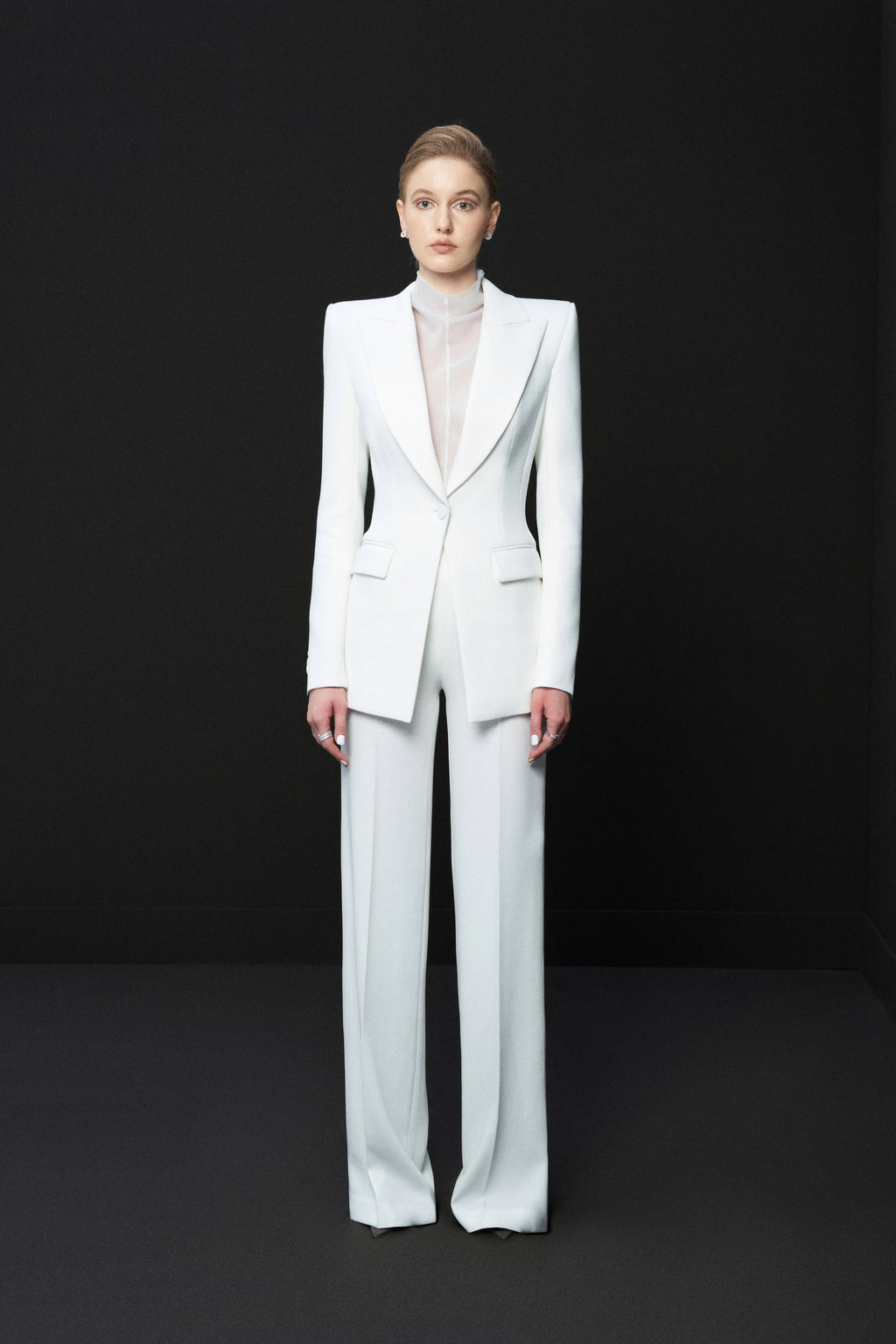 Satin Silk Elegance Blazer