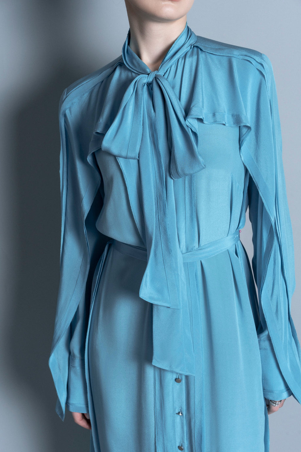 Soft Drape Shirt Dress