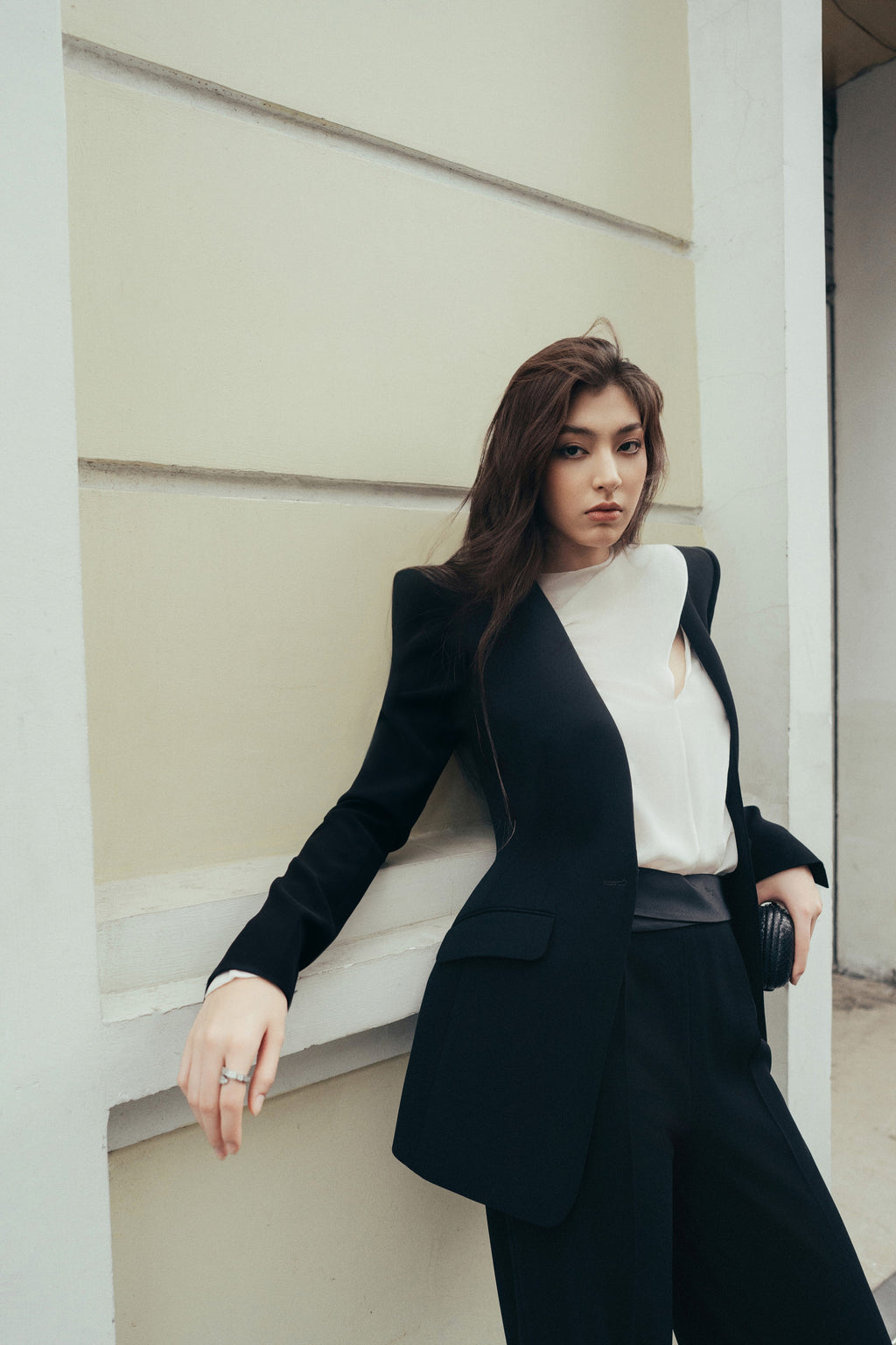 Collarless Contour Jacket