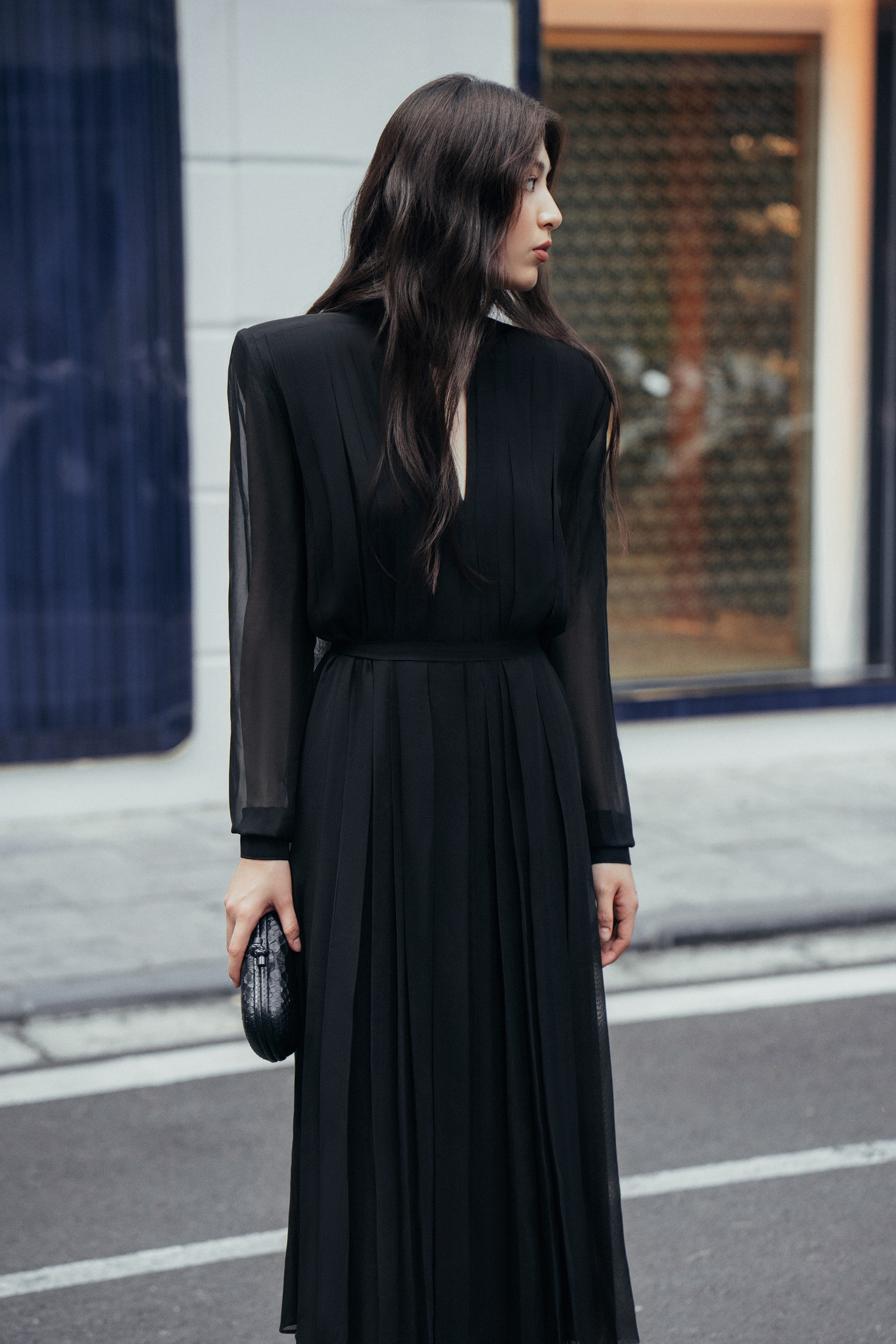 Effortless Elegance Chiffon Dress‌