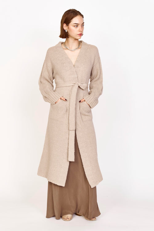 Blanket Cardigan in Camel