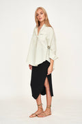 Slim Knit Skirt in Black