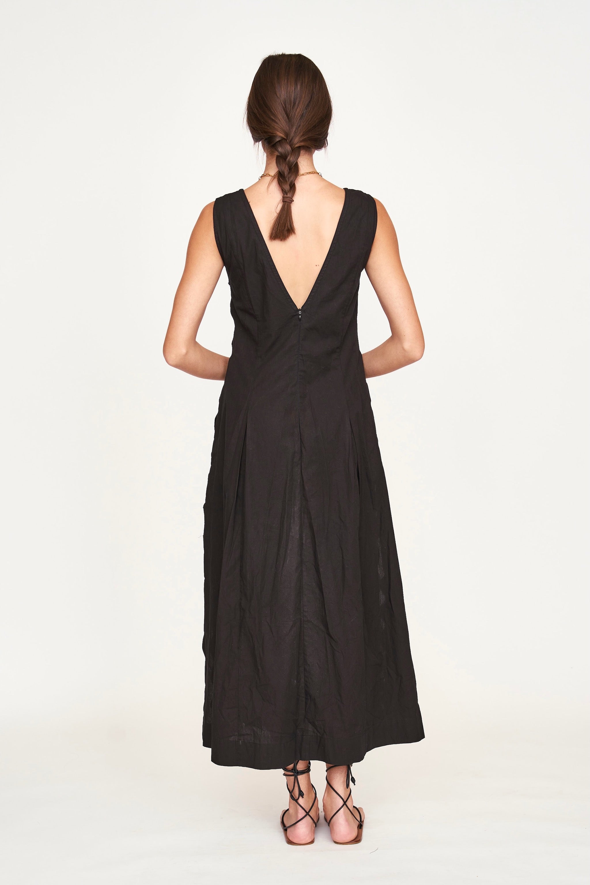 Dress Ankle length in Black