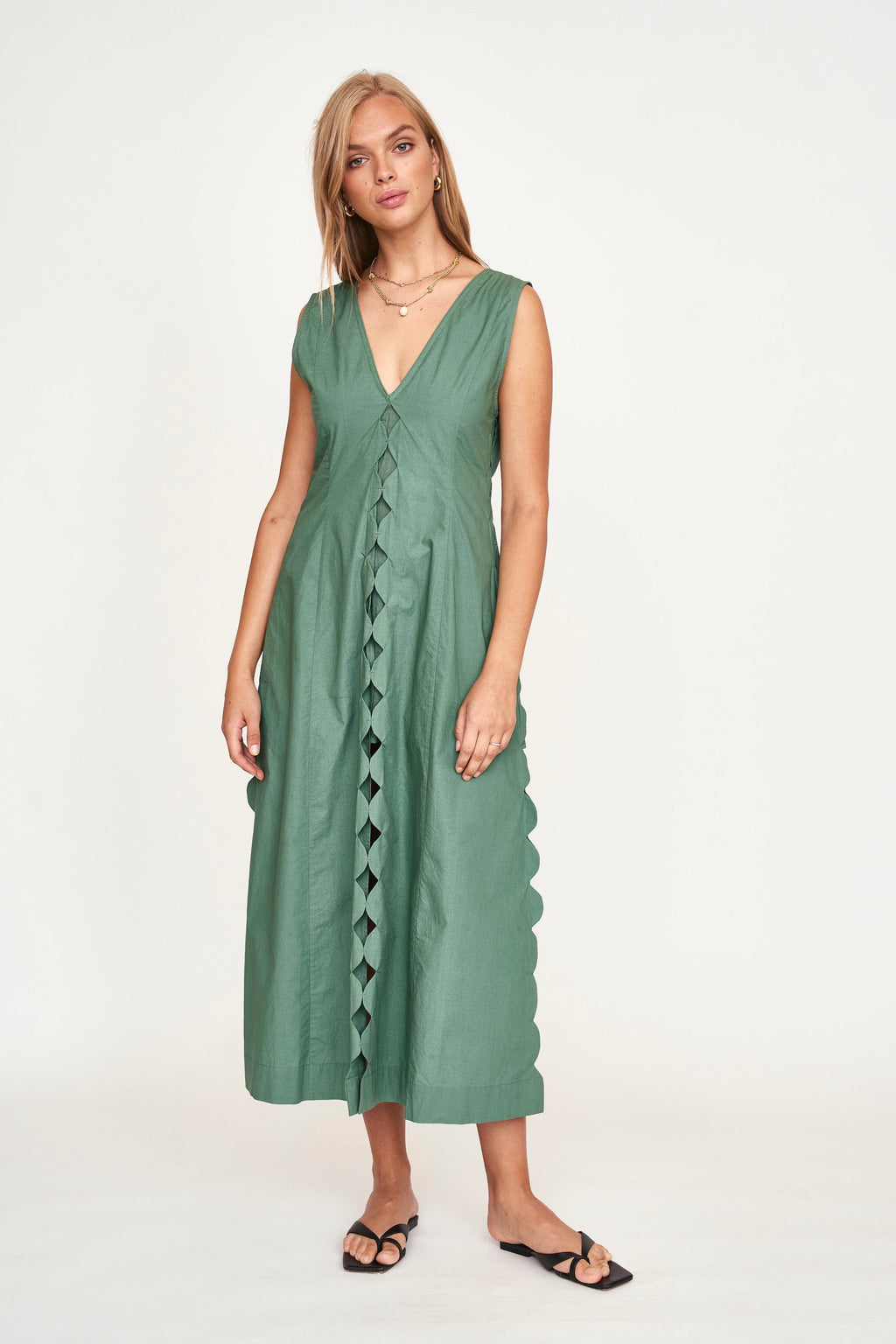 Dress in A line silhouette