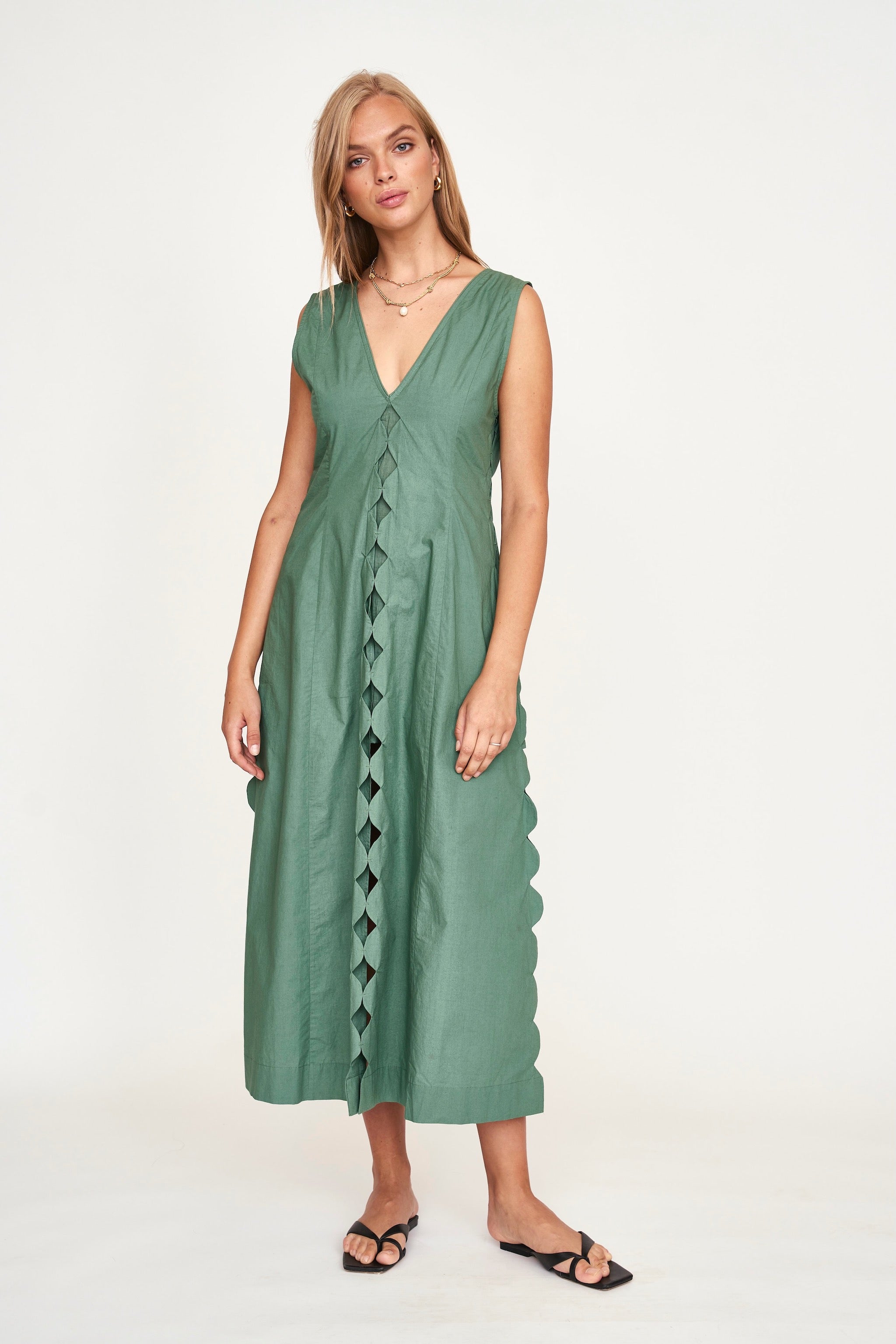 Dress in A line silhouette