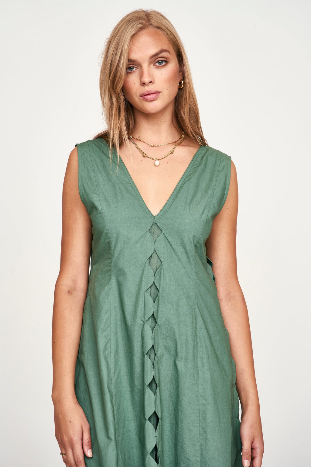 Dress in A line silhouette