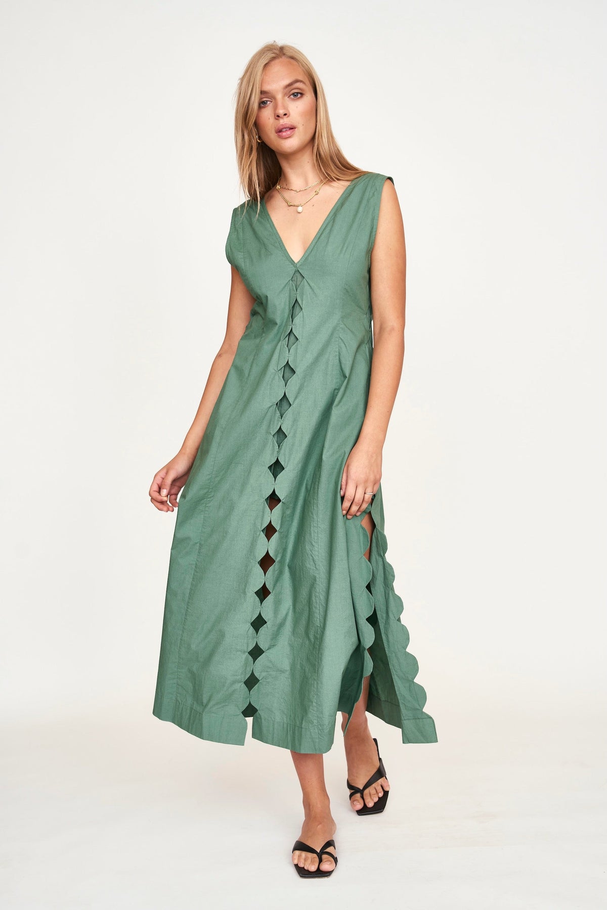 Dress in A line silhouette