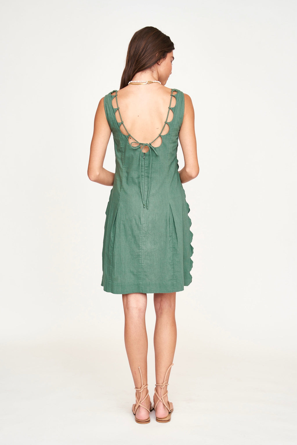 Short Dress in Laurel