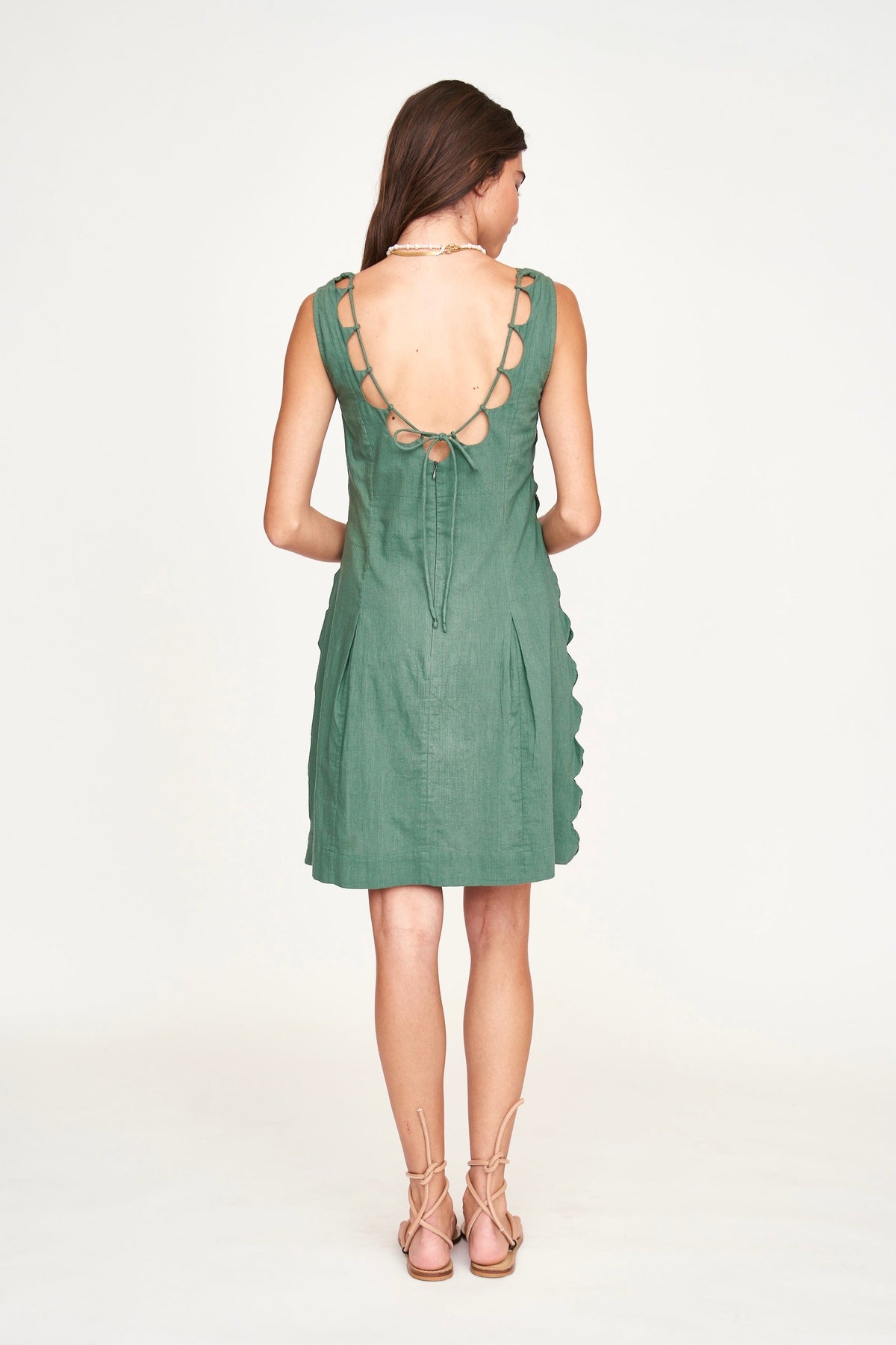 Short Dress in Laurel