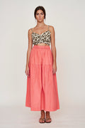 Skirt in Coral