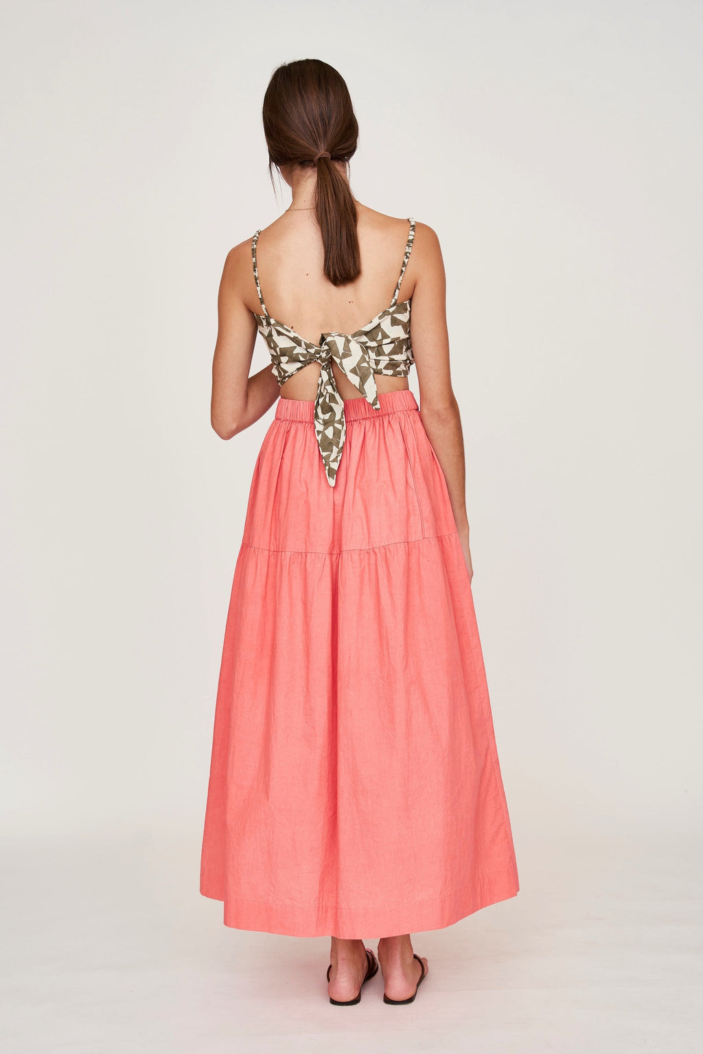 Skirt in Coral