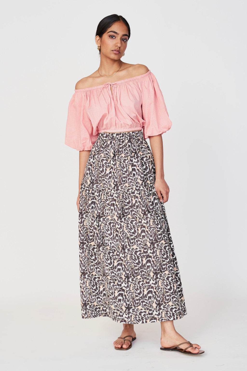 Skirt in Sandy Shell