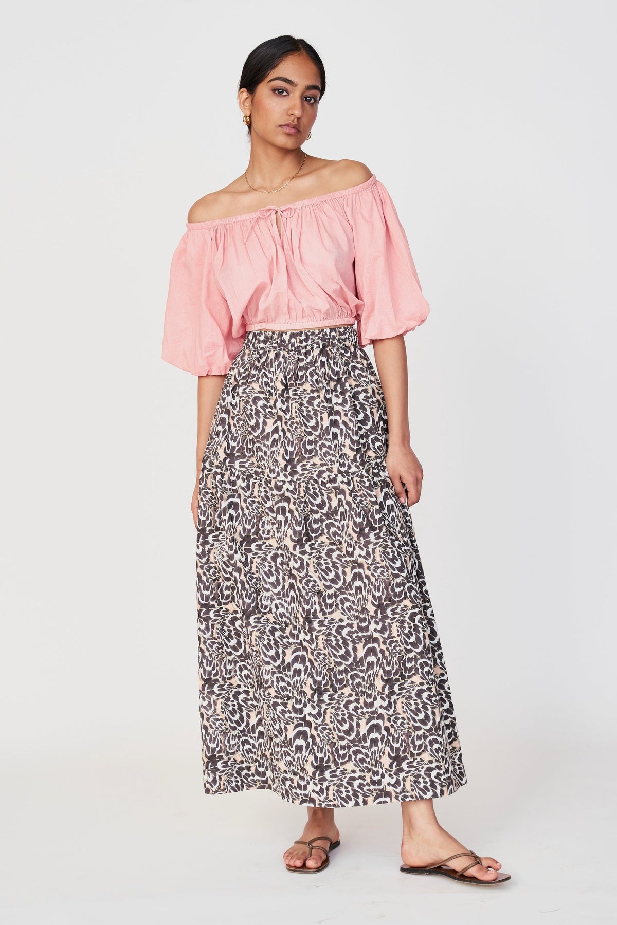 Skirt in Sandy Shell