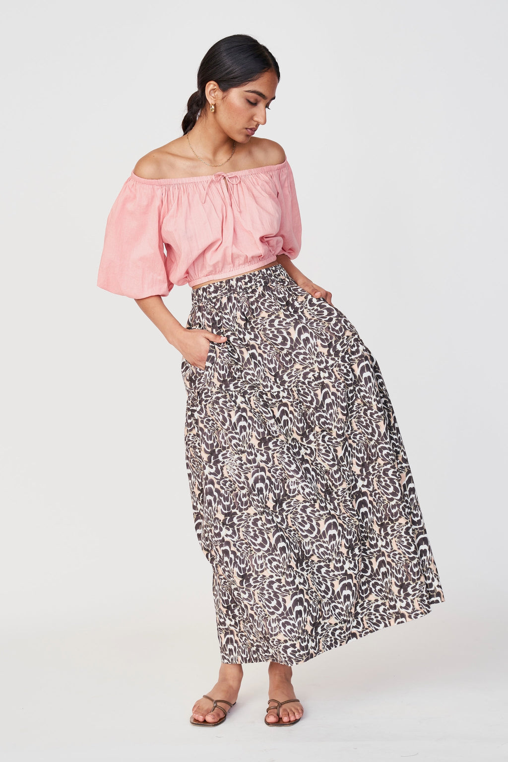 Skirt in Sandy Shell