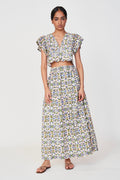 Soft and evenly gathered tiered skirt