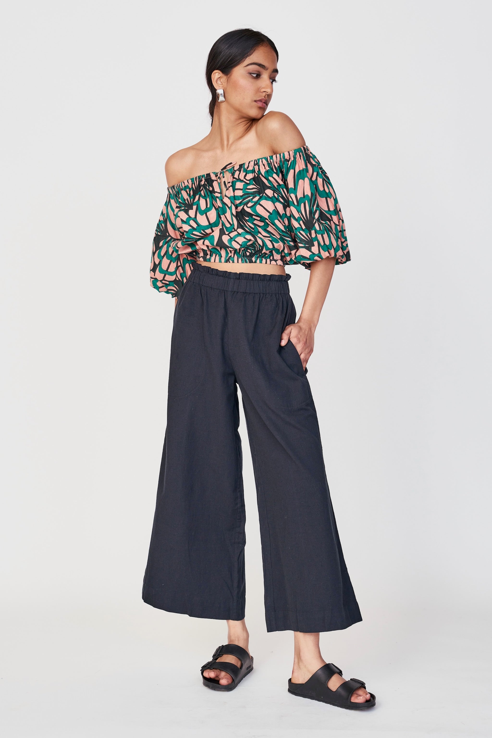 Capri Bubble Top in Paradise Shell