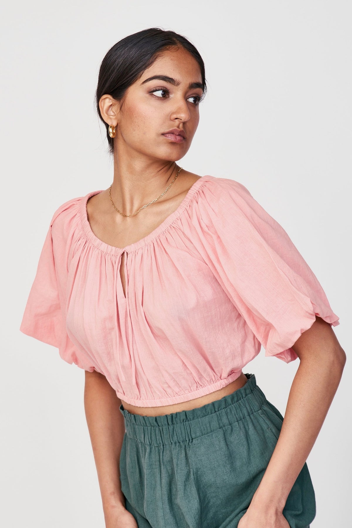 Bubble Top in Pink