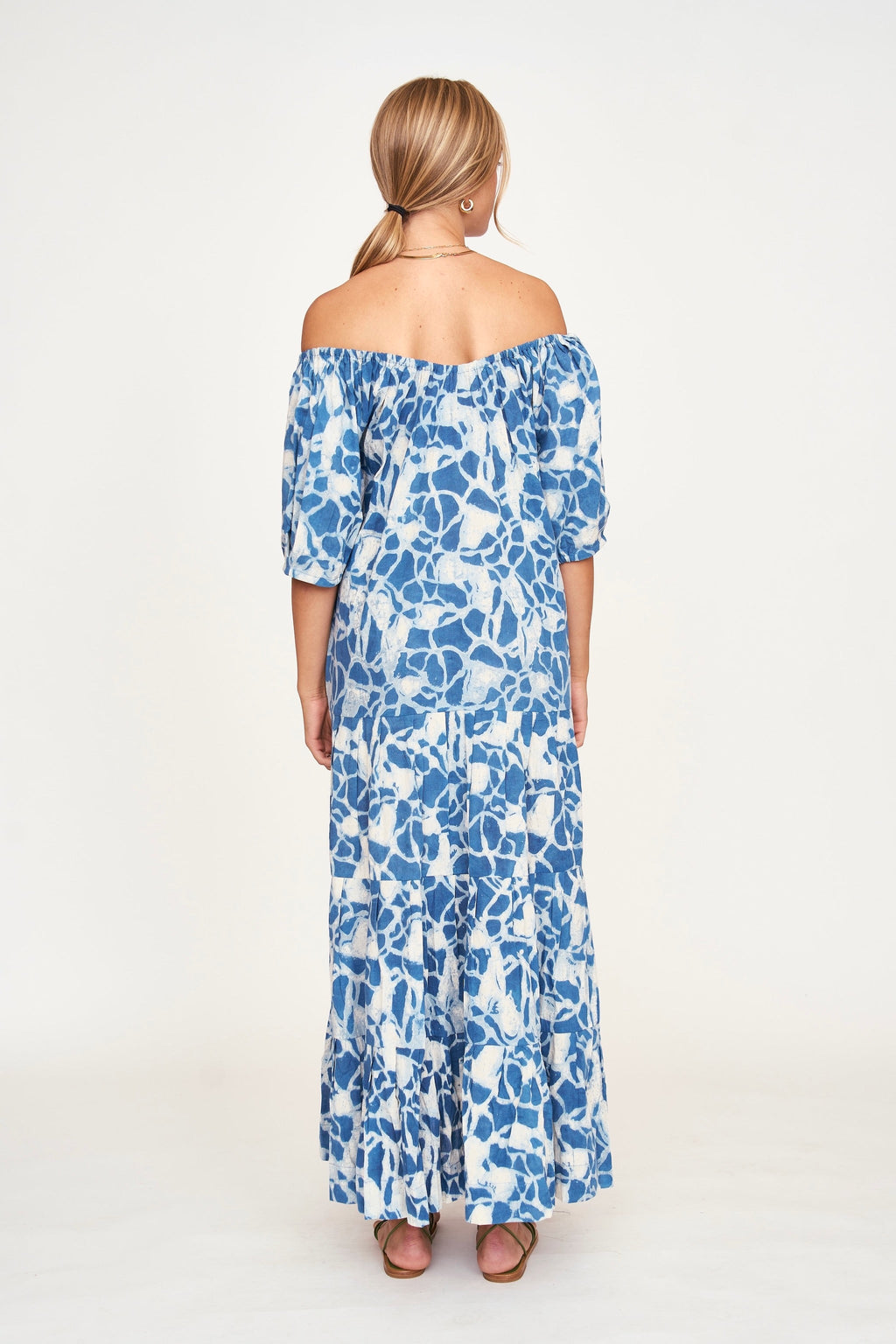 Dress in Indigo Crackle