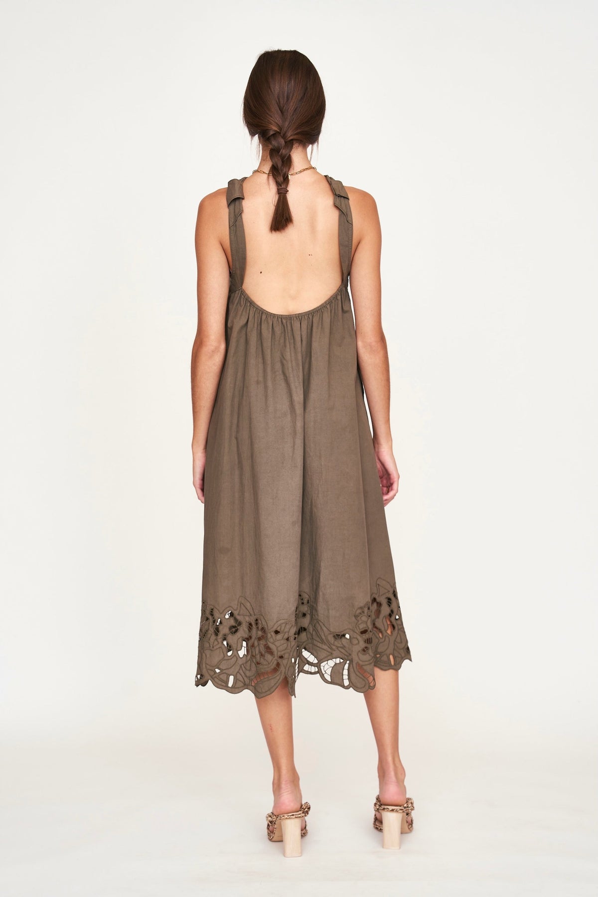 A line silhouette Cutwork Dress