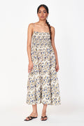 Midi length Dress in Songbird