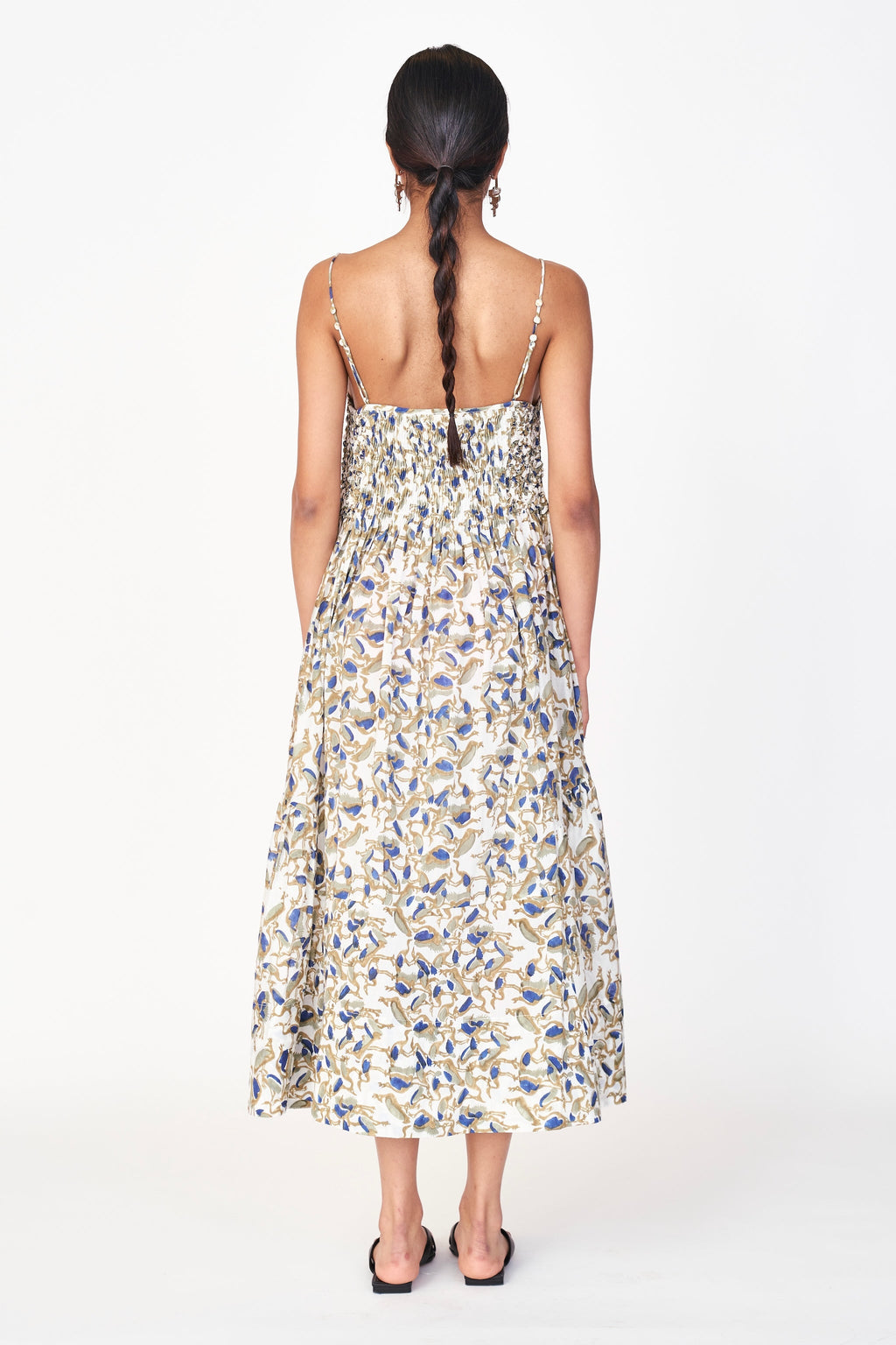 Midi length Dress in Songbird
