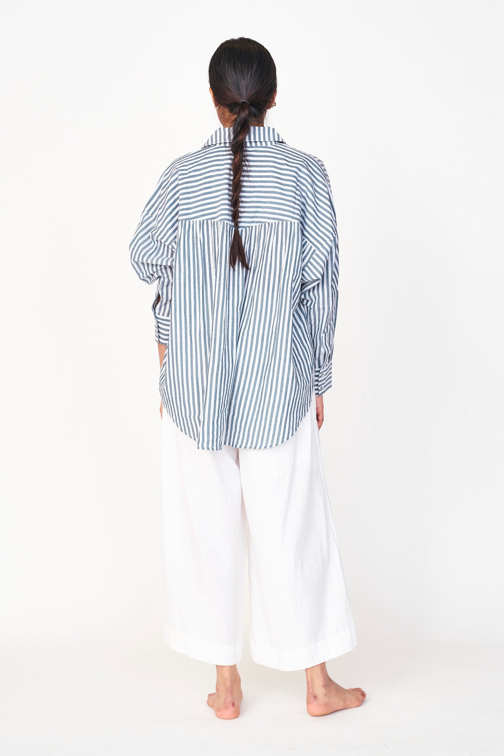 Blouse in Ocean Stripe