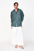 Oversized Blouse in Palm