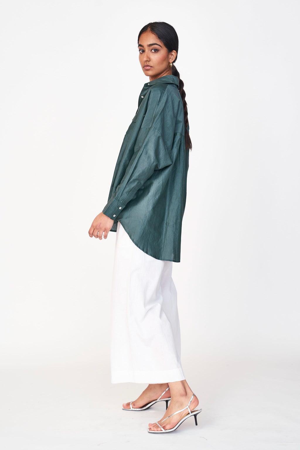 Oversized Blouse in Palm