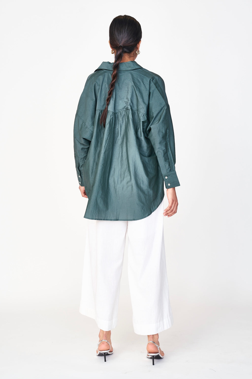 Oversized Blouse in Palm