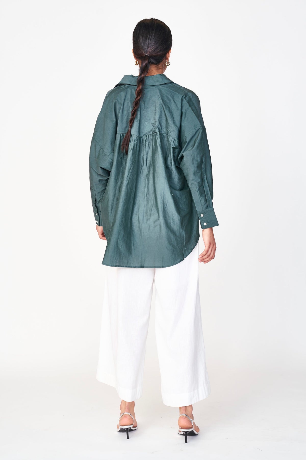 Oversized Blouse in Palm