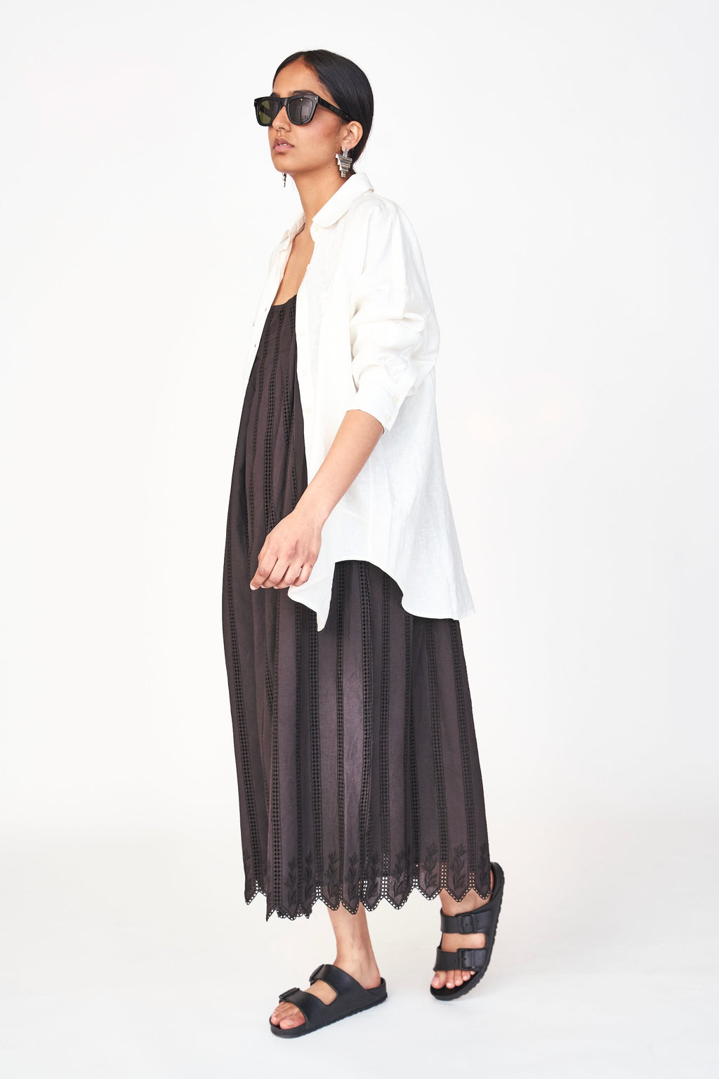 Blouse in White Linen