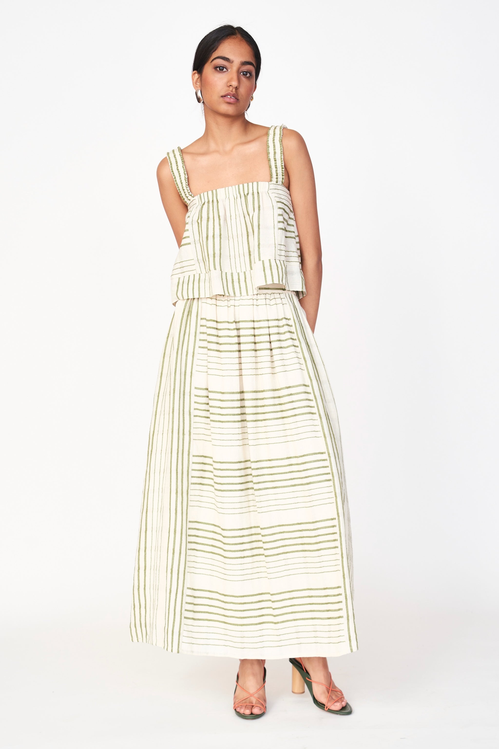 Tank in Garden Stripe