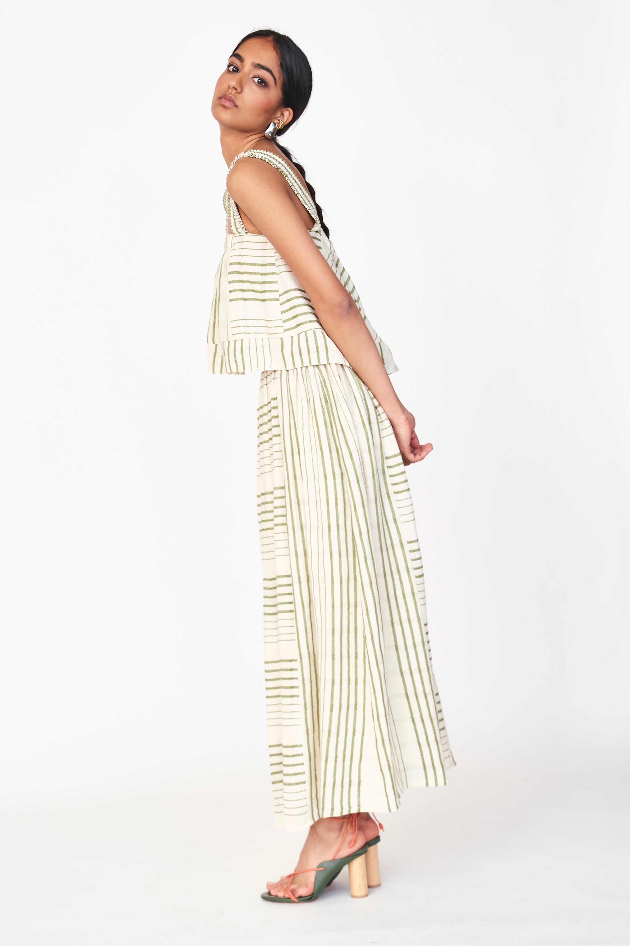 Tank in Garden Stripe