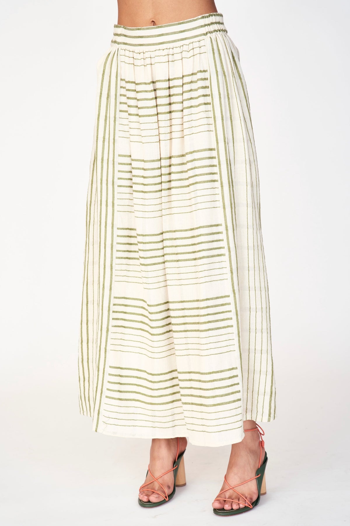 Skirt in Garden Stripe
