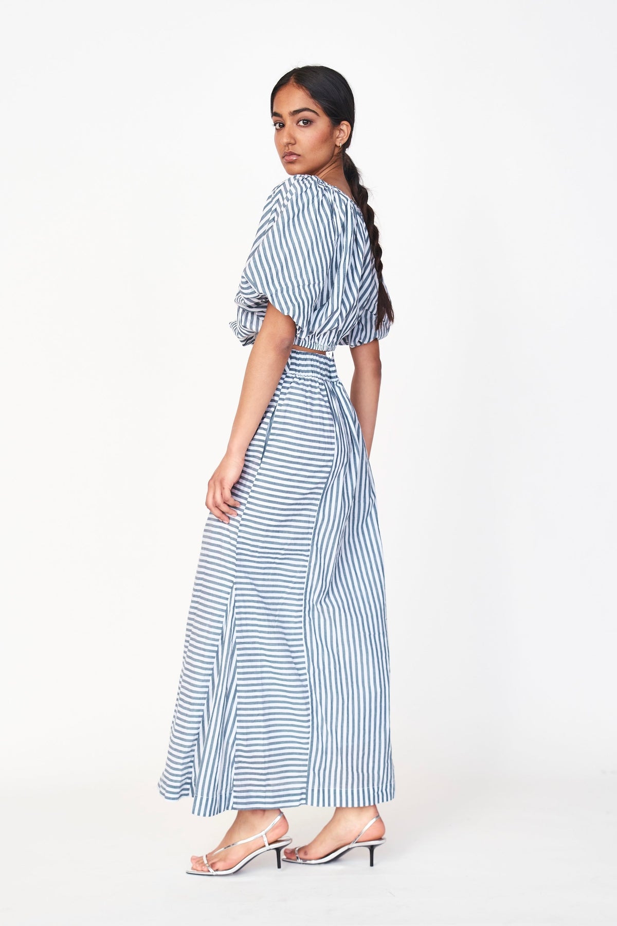 Skirt in Ocean Stripe