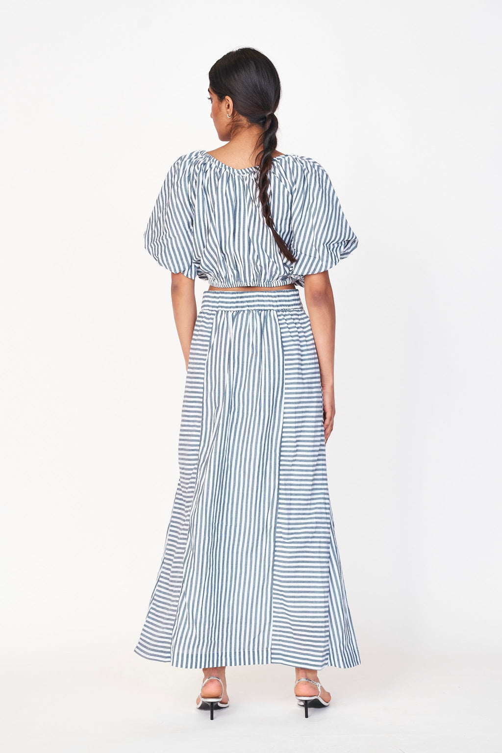 Skirt in Ocean Stripe