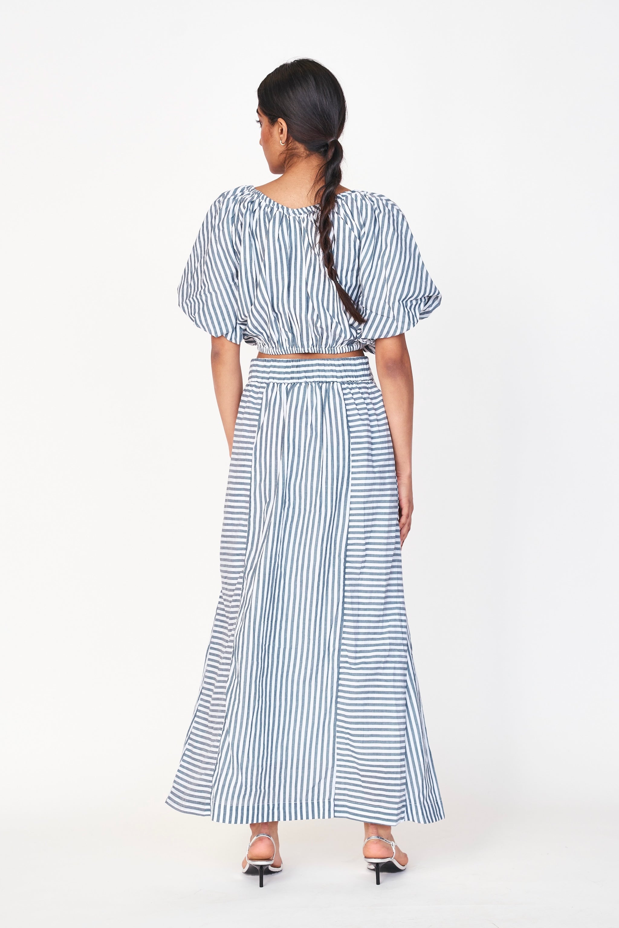 Skirt in Ocean Stripe