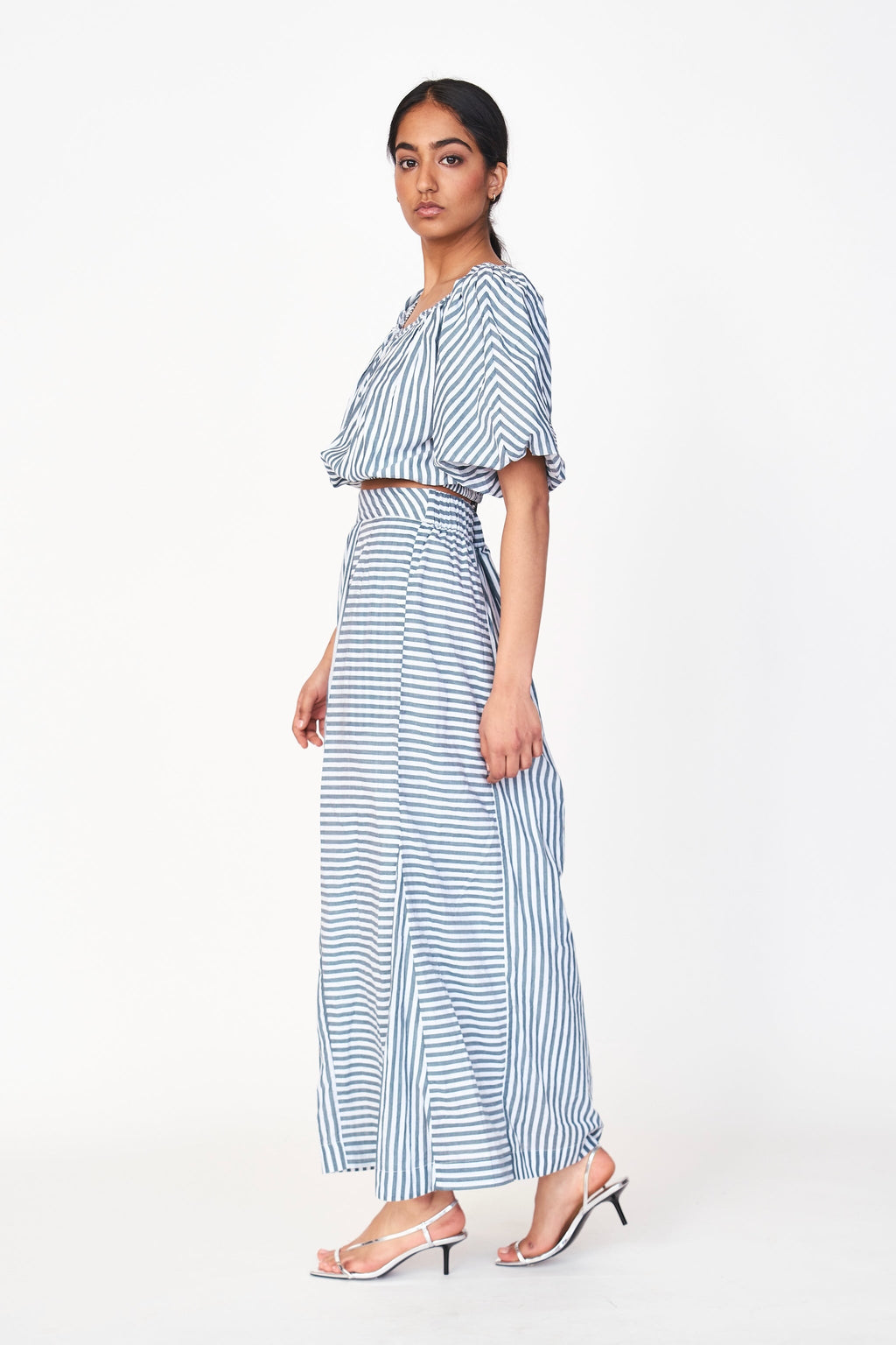 Skirt in Ocean Stripe