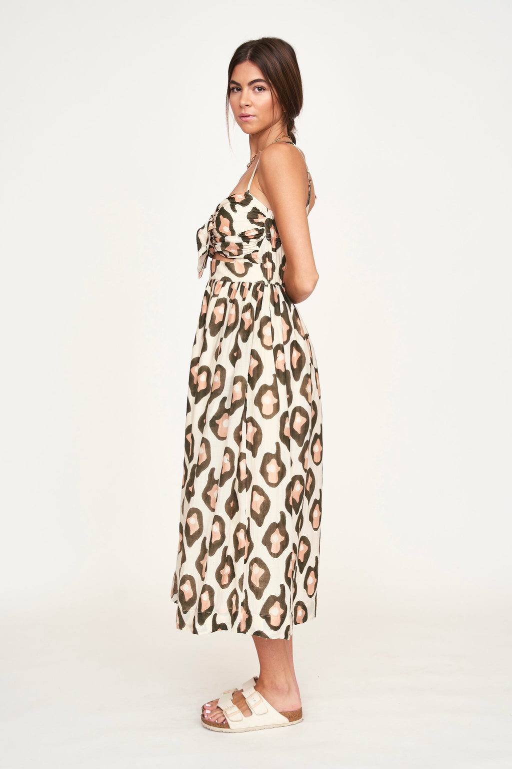 Dress in Oyster Print