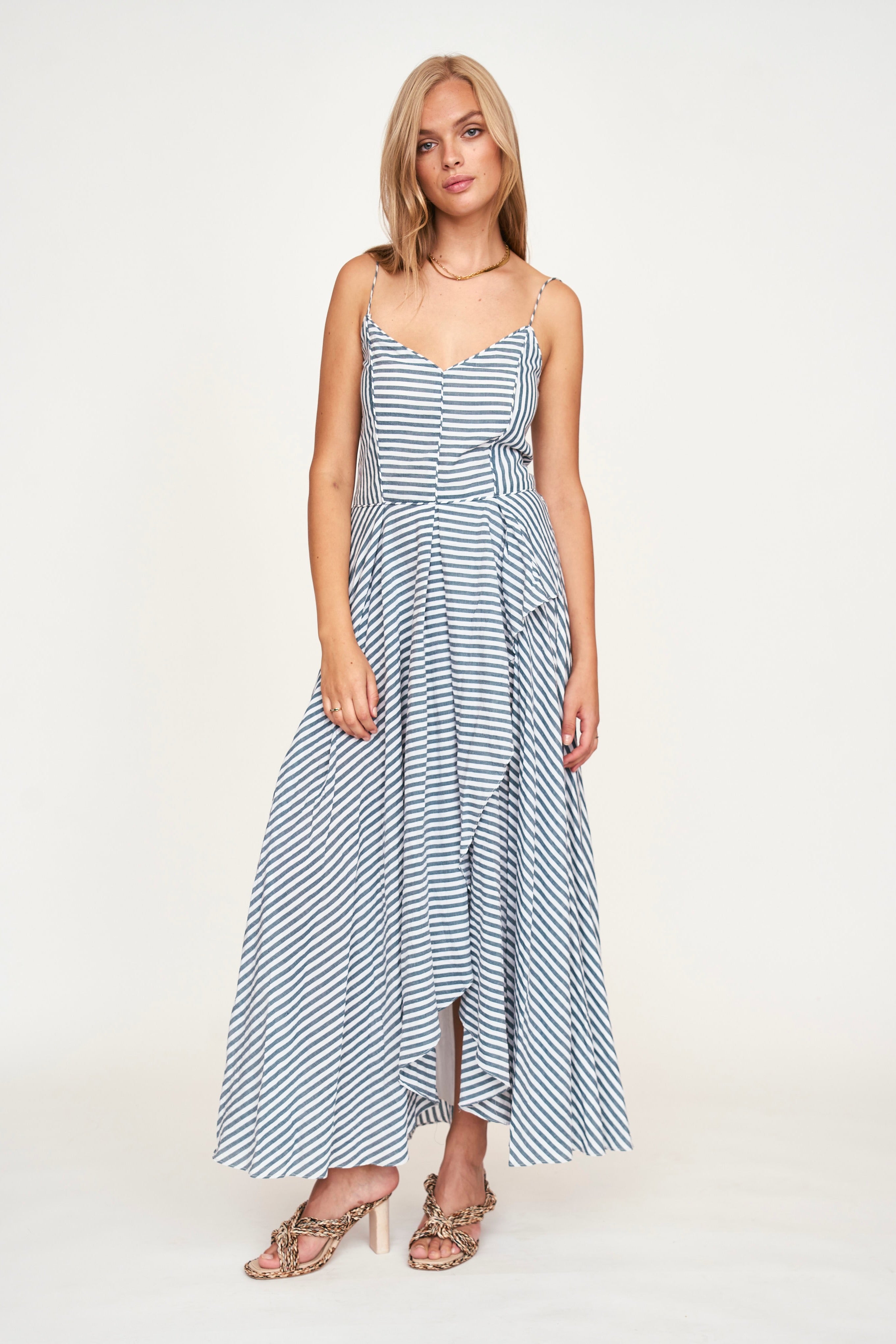 Dress in Ocean Stripe