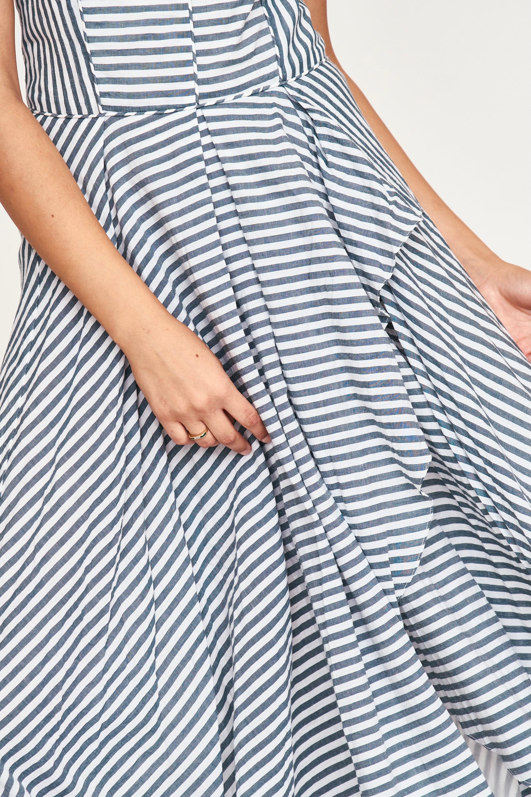 Dress in Ocean Stripe
