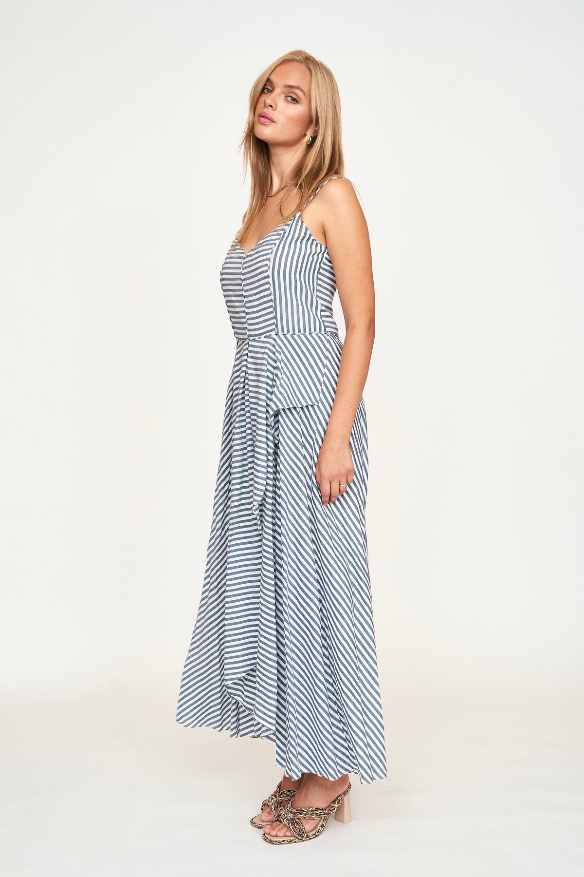 Dress in Ocean Stripe