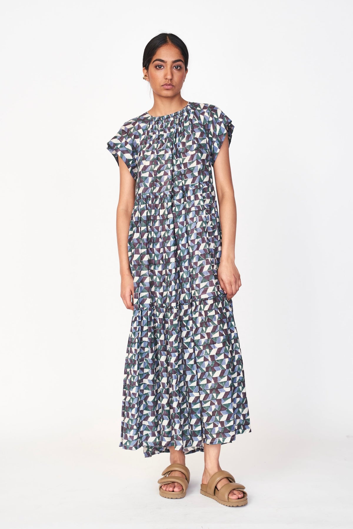 Tiered maxi dress